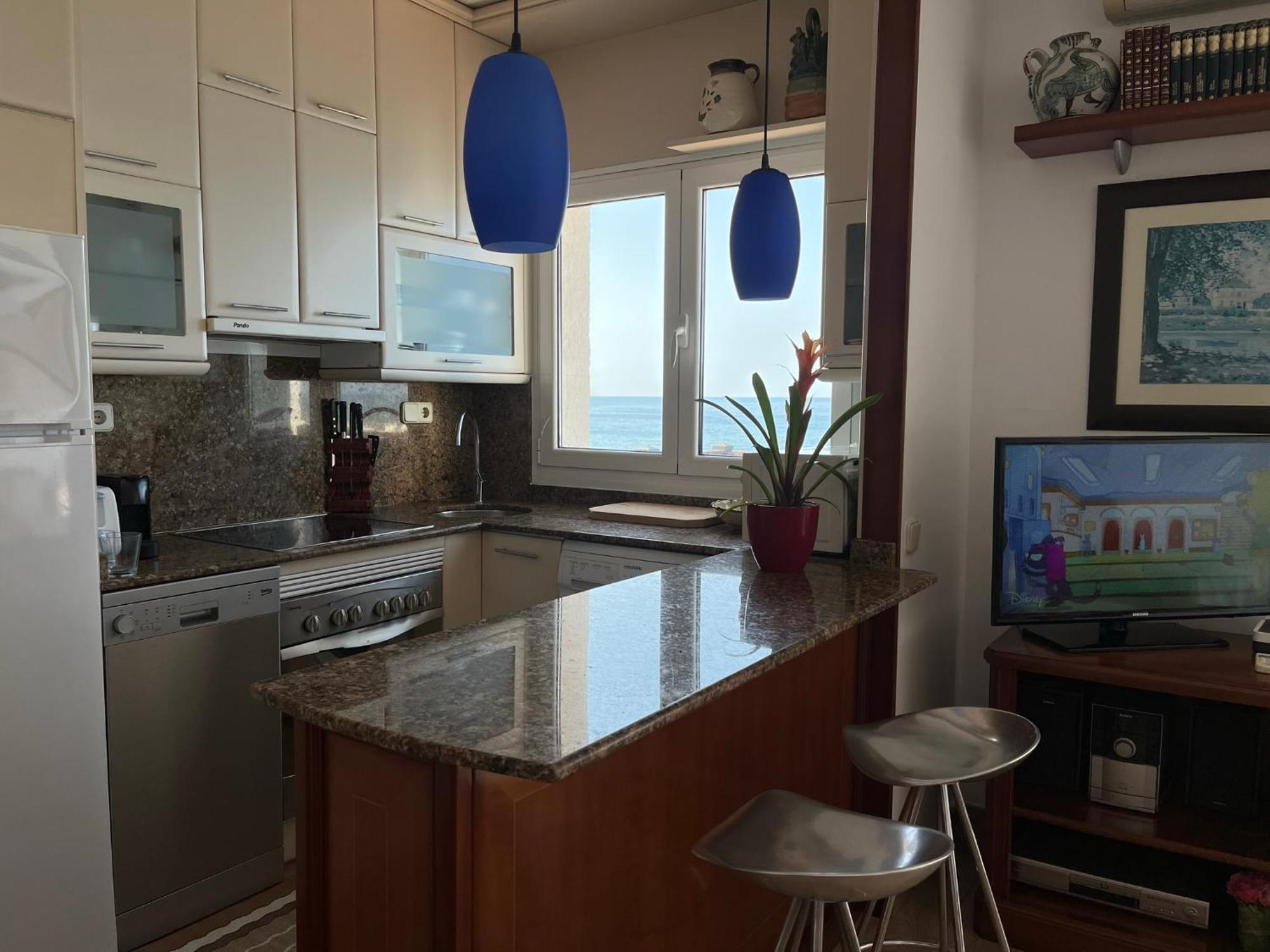 Apartamento En Acantilado Con Wifi Y Aire Acondicionado Сіджас Екстер'єр фото